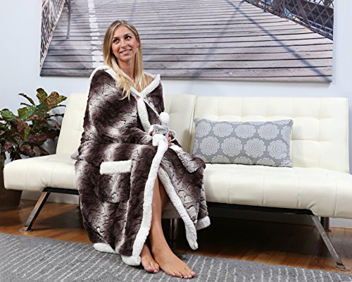 animal sherpa hoodie