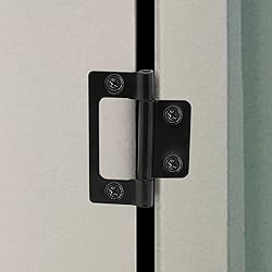 Litoexpe 6 Pcs Non-Mortise Door Hinges, 2 x 0.97