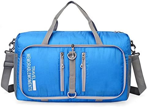 KEISHJD 682 25L Large Capacity Foldable Bag Traveling Luggage Pack blue