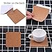LOCOLO 80 Pieces Self-Adhesive Cork Squares Set, 3.5 x 3.5 Inches Cork Squares Cork Board Squares Backing Cork Tiles Sheets Cork Mat for Coasters and DIY Crafts