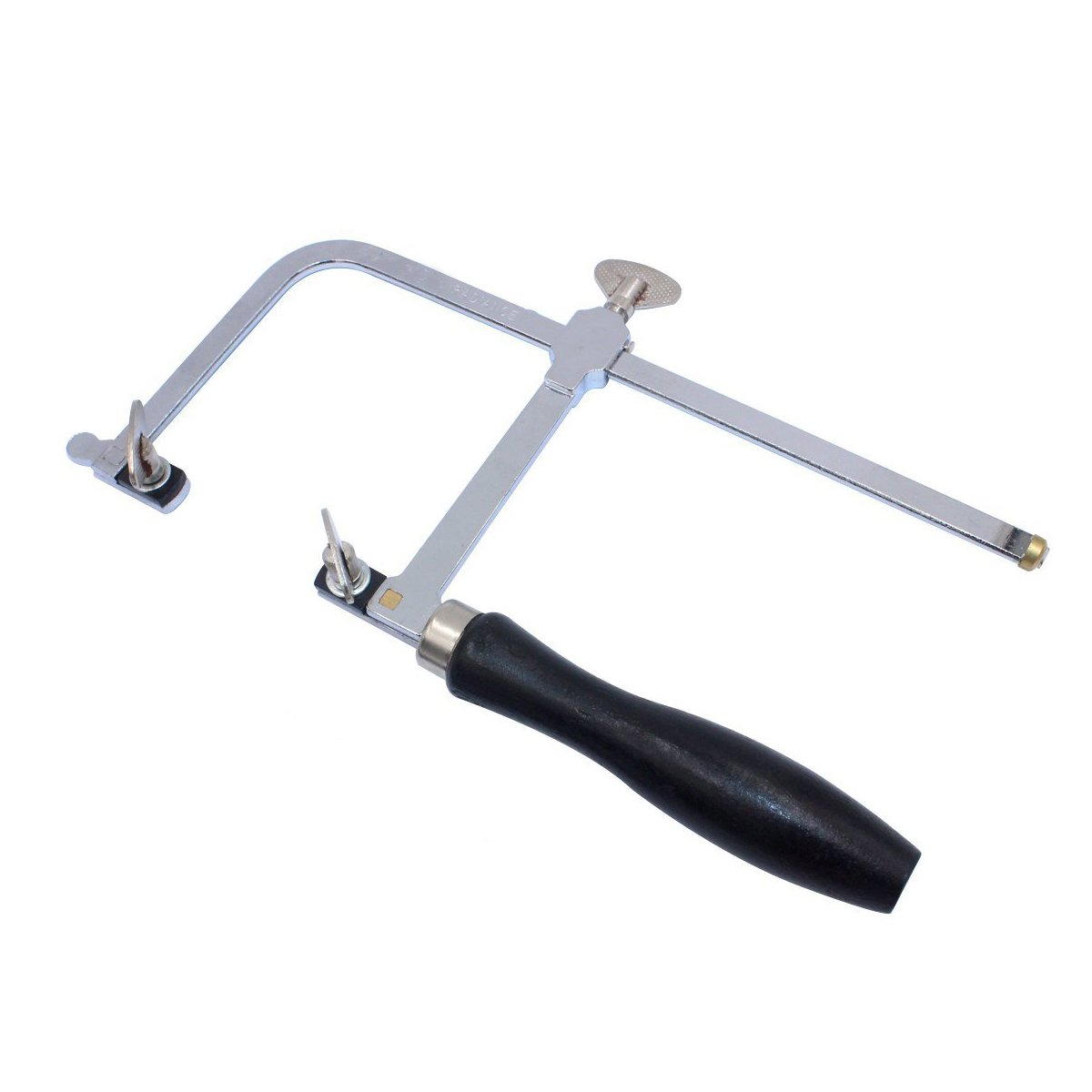 PHYHOO Adjustable Jeweler's Saw Frame Bow Professional Jewelry Making Tool Wood Handle Black