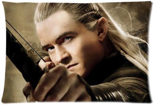 Custom The Hobbit Desolation of Smaug Legolas Pattern 21 Pillowcase Cushion Cover Design Standard Size 20X30 Two Sides