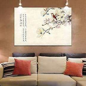 of Bird in Almond Blossoms Oriental Style