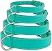 CollarDirect Genuine Leather Dog Collar 12 Colors, Soft Padded Collars for Puppy Small Medium Large, Mint Green Black Pink White Red Blue Purple (Mint Green, Size M Neck Fit 12″-14″)thumb 4