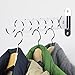 Wallniture Costa Clothes Rack, Wardrobe Closet Organizer and Storage Set of 2, Wall Mount Drying Rack, Steel Chrome