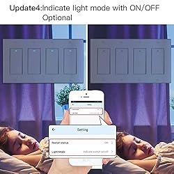 MoesGo WiFi Wall Push Button Smart Light