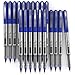 ARTEZA Rollerball Pens, Pack of 20, 0.5mm Blue Liquid Ink Pens for Bullet Journaling, Fine Point Rollerball, Office Supplies for Writing, Taking Notes & Sketching