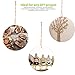 Natural Wood Slices Craft Wood kit Unfinished Predrilled with Hole Wooden Circles Great for Arts and Crafts Christmas Ornaments DIY Crafts (30pcs 2.75