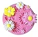 SaSa Design Flower Daisy Mold,Soap Clay Fimo Chocolate Sugarcraft Baking Tool DIY Cake Silicone Mold for Baby Shower Party Cake Decoration (Flower Mold)