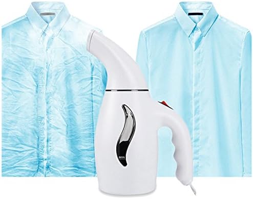 Konliking 180ml Handheld Clothes Steamer, Updated Fast-heat Portable Garment Fabric Travel Steamer Perfect for Home and Office, ETL Approval New Steamer for Clothes Mini Light Weight White Color