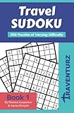 Traventurz Travel Sudoku: Book 1 (Traventurz Travel Sudoku Books) (Volume 1) by Chelsea Carpenter, Aaron Dovyak