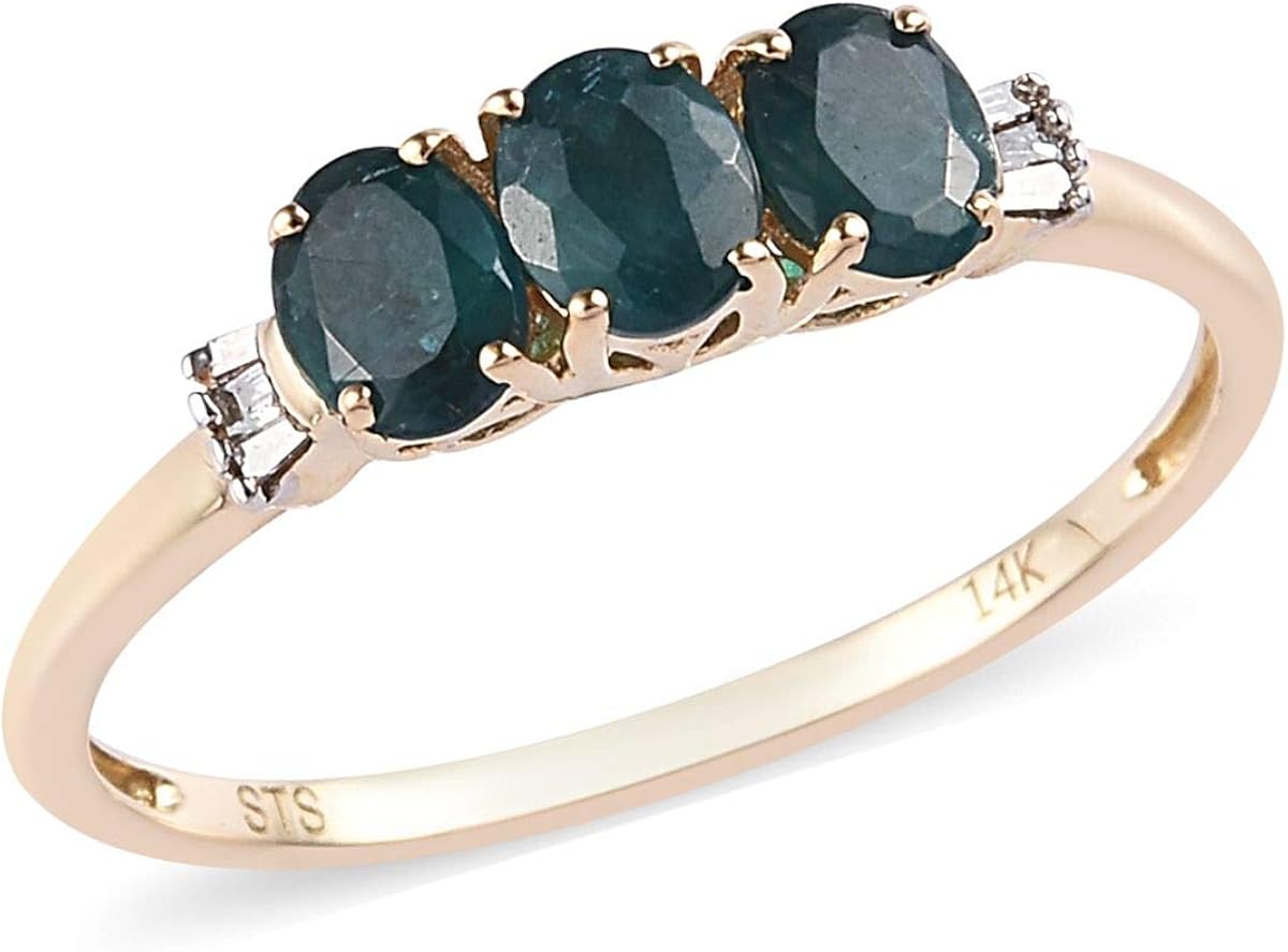 Shop LC Diamond 14K Yellow Gold Oval AAA
