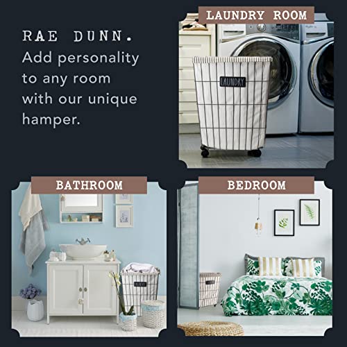 Rae Dunn Heavy Duty Laundry Hamper on Wheels By Designstyles Pricepulse