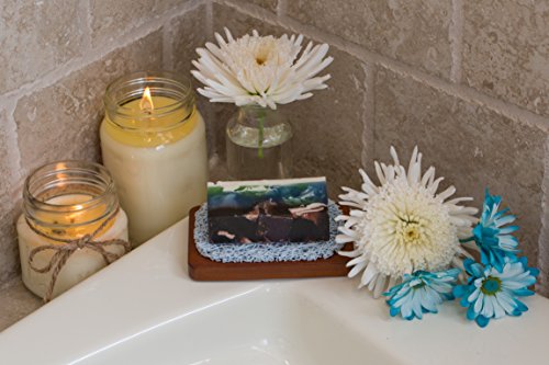 Aira Soap Saver - Soap Dish & Soap Holder Accessory - BPA Free Shower & Bath Soap Holder - Drains Water, Circulates Air, Extends Soap Life - Fits All Soap Dish Sets - Round White - 2 Pack