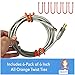 EliteTechGear Twist Ties For Organizing Your Gear 6-Pack 6 Inch (Orange)