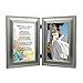 Quinceanera Gifts for Girl's Fifteenth Birthday from Mother, Father, Family, Friends - Sentimental Poem in a 4x6 Pewter Double Frame with Gift Bag