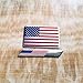 Metal American Flag Emblems Stickers Pack, 6 PCS Lightweight Aluminum Alloy Stars and Stripes Badge Decorative Decals for Car Bumper Laptop Motorcycle Luggage Bike Wall Door