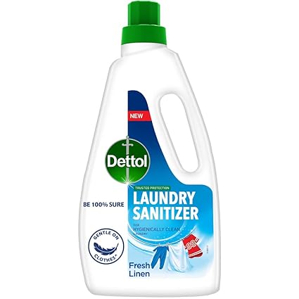Dettol After Detergent Wash Liquid Laundry Sanitizer, Fresh Linen-960ml