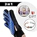 zimitec Pet Grooming Glove Set,Pet Toys, Chew Rope Toy, Silicone Toothbrush Finger, Gentle Brush Glove, Efficient Pet Hair Remover Mitt, Cat Toys, Dog Toys