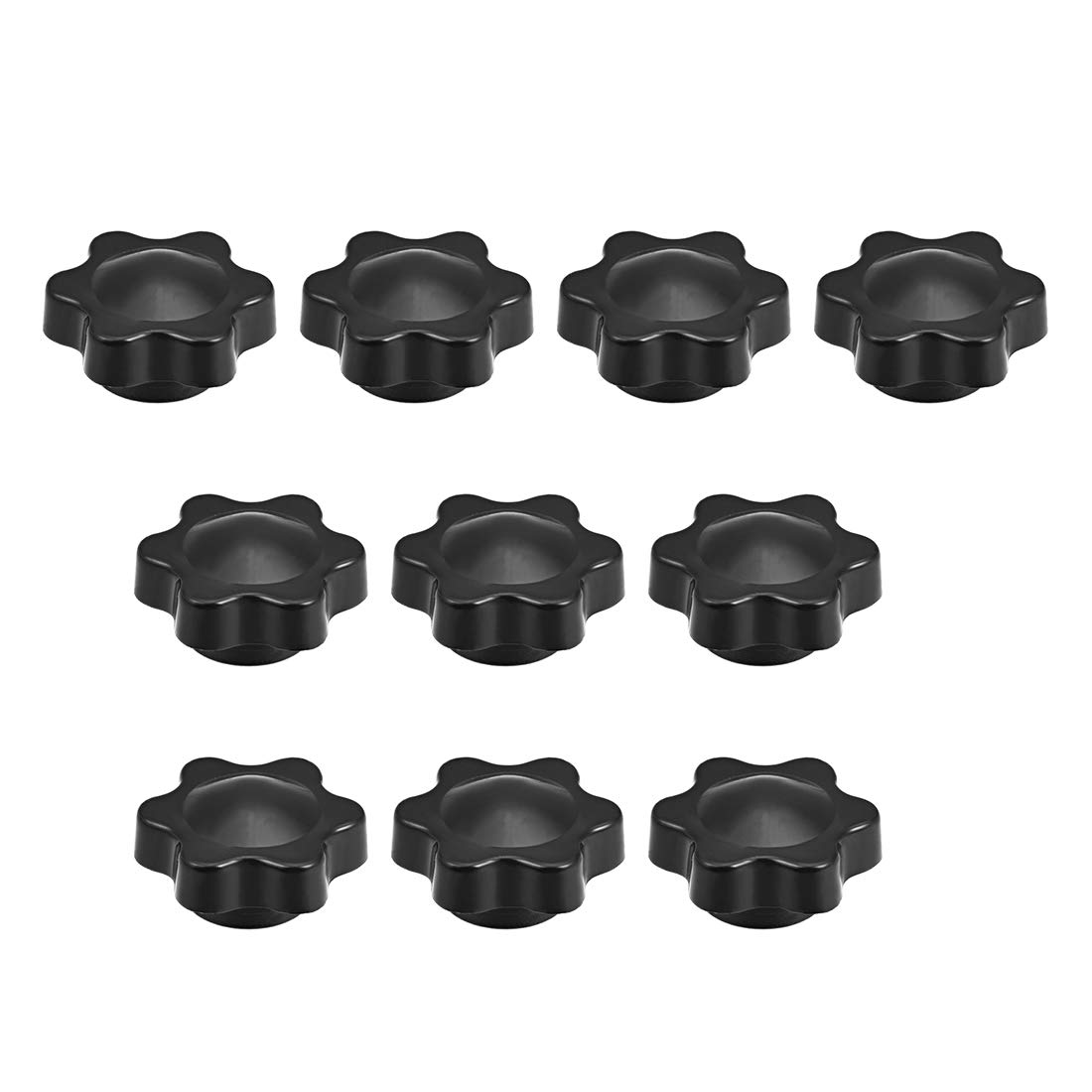 Uxcell Clamping Handle Screw Knobs Handle Star Knob M4 x 7mm Female Thread 10pcs