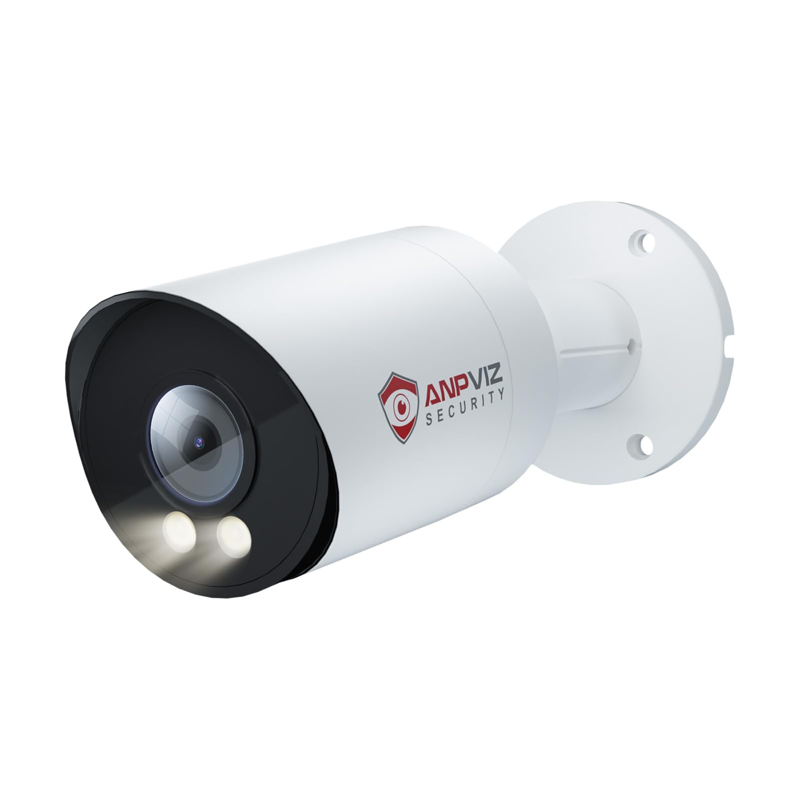 Anpviz 6MP Bullet PoE IP Camera with Human & Vehicle Detection, Security IP Camera Outdoor Indoor, 100ft Smart Color Night Vision, 2.8mm Lens, MicroSD Slot(up to 256GB) for 24/7 Recording (U Series)