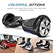 SagaPlay F1 Pro Self Balancing Scooter Motorized 2 Wheel Self Hover Balance Board (Black, Bluetooth Speaker Enable) [CSA/UL2272 Certified] All-Terrain Tires Transporter for Kid and Adult [Model: F1]