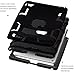 TIANLI for iPad 2 Case, Three Layer Protection Shockproof Protective with Kickstand Case - Black