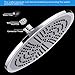 Achiotely Shower Head, 9'' Luxury Rainfall Shower Head, Adjustable Rainfall Showerhead with Self-Cleaning Nozzles, Easy Tool Free Installation