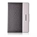 Thankscase Case Compatible for iPad Air 2, Rotating Leather Case Cover with Wallet and Pocket, Hand Strap, Auto Sleep/Wake Function for Ipad Air 2. (Diamond Black)