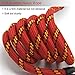 Red Brand 5 FT Adjustable Nylon Dog Rope Leash for Small Medium Dogs 10-80 lb Walking