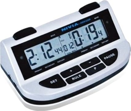 Nivia Chess Clock (Black/Grey)