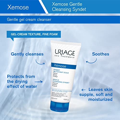 URIAGE Xemose Gentle Cleansing Syndet 6.8 fl.oz. Extra Gentle Face