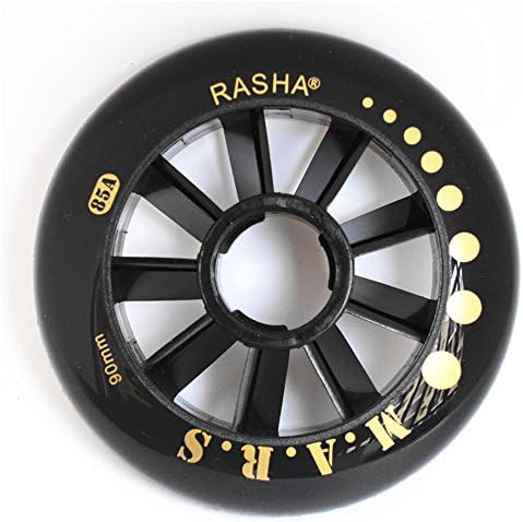 8pcs inline skate wheels 110mm Black