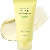 GOODAL Green Tangerine Vitamin C Cleansing Foam for Sensitive Skin | Gentle Formula for Deep Cleansing, Rich, Daily Foaming Face Wash, Non-Irritating, Clarifying, Moisturizing (5.07 fl oz)