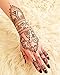 Henna Tattoo Stencil/Temporary Tattoo Temples Set of 14 Sheets,Indian Arabian Tattoo Reusable Stickers Stencils Body Art Designs for Hands Body