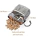 Dog Treat Training Pouch Bundle with Built-in Poop Bag Dispenser, Pet Training Bag, Carry Pet Treats & Toys, Shoulder & Waist Strap + Bonus Dog Clicker + Collapsible Bowl & 1 Roll of Poop Bags