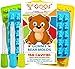3 Pack 150 Pieces Premium Gooj Gummy Bears BPA Free Silicone Mold 3 Easy to Use Droppers with Included Recipe Perfect for Chocolate Candy Molds and Ice trays