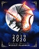 2019 - 2020 Fantasy Elements Weekly Planner: Weekly Calendar Schedule Planner + Organizer by S. Press Planners and Journals