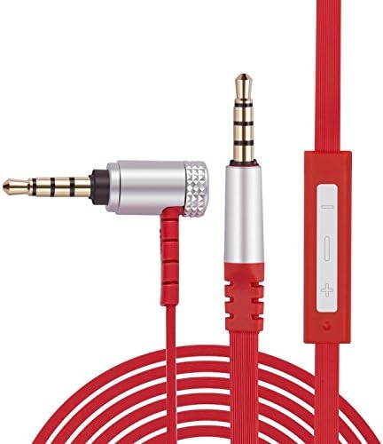 AUX Cable [ 1-Pack, 4ft/1.2M - Copper Shell, Hi-Fi Sound Quality] - Wophain 3.5mm Audio Cable Male to Male / Auxiliary Cable / Aux Cord for Car Stereos, iPod, iPhone, Beats,,SkullCandy and More-Red