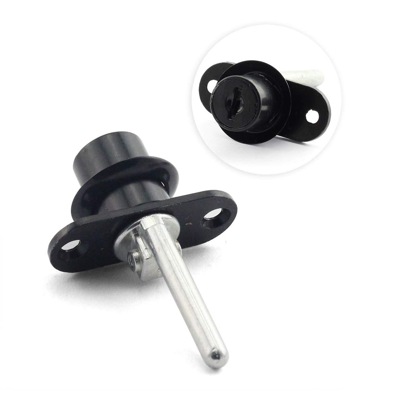 JCBIZ 1PC 16mm Cylinder Plunger Lock for Drawer