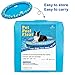 PUPTECK Dog Pool Float - Inflatable Pet Swimming Pool Toy Raft - Blue