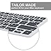 JIFF ® 2 in 1 Bundle - Silicone Soft Skin Protector Covers for Apple Magic Keyboard (MLA22LL/A) with US Layout and MAC Apple Magic Mouse (Black)