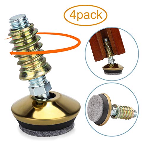 Swivel Furniture Leg Levelers Adjustable Leveling Feet Glide for Tables Chairs eBay