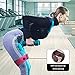 Fabric Resistance Loop Exercise Band Set Non Rolling Thick Cloth Booty Hip Circle Belt to Tone Legs, Butt, Glutes and Thighs Workout Gym Bands for Yoga, Pilates, Muscle Training with Carrying Bag
