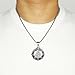 ELFASIO Stainless Steel Pendant for Men Necklace Viking Valknut Odin's Norse Warrior Chain Jewelry, Length 24 inch