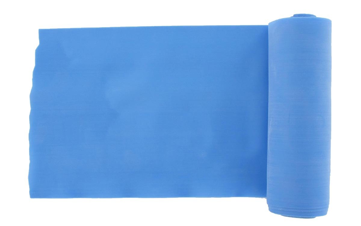 Gima - Elastic Band for Rehabilitation Yoga and Pilates, Blue Colour, Heavy Resistance, Measures 5.5 mx 14 cm x 0.35 mm, Latex-Free - Image 3