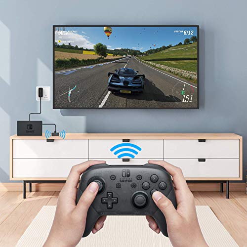 Nintendo Bluetooth Transmitter Audio Adapter for Nintendo Switch, AirPods PS4 Bose Sony, Bluetooth Headphones,TV,Notebook,Computer(Black)