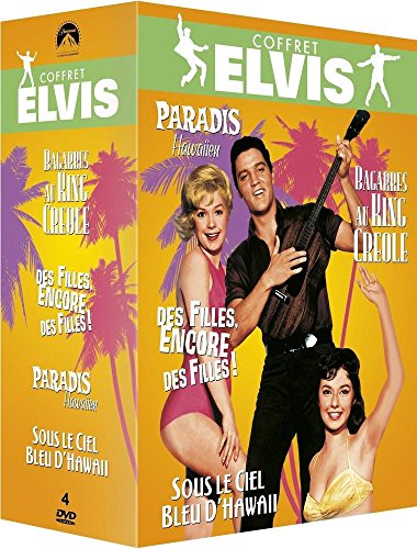 Paramount Coffret Elvis : Paradis Hawaïen + Bagarres Au King Creole + Des Filles, Encore Des Filles ! + Sous Le Ciel Bleu D'hawaii - Pack