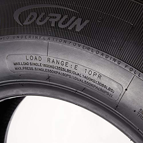 Set of 4 Trailer Tires ST235/80R16 10PR Heavy Duty DOT Radial Trailer