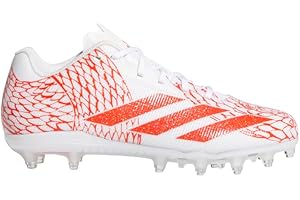 adidas Kids Boys Adizero Electric.2 Football Sneakers Shoes - Orange, White